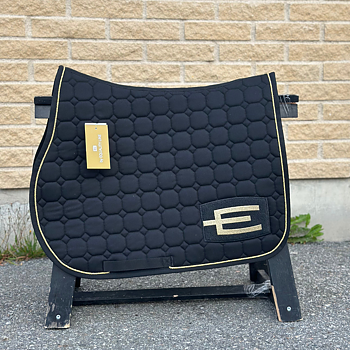 EQUILINE HOPPSCHABRAK MED E-LOGGA E23  GL.BLACK-GL.GOLD P358 