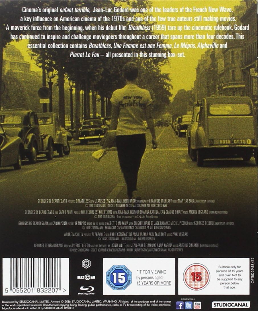 Godard: The Essential Collection (ej svensk text) (Blu-ray) - 2