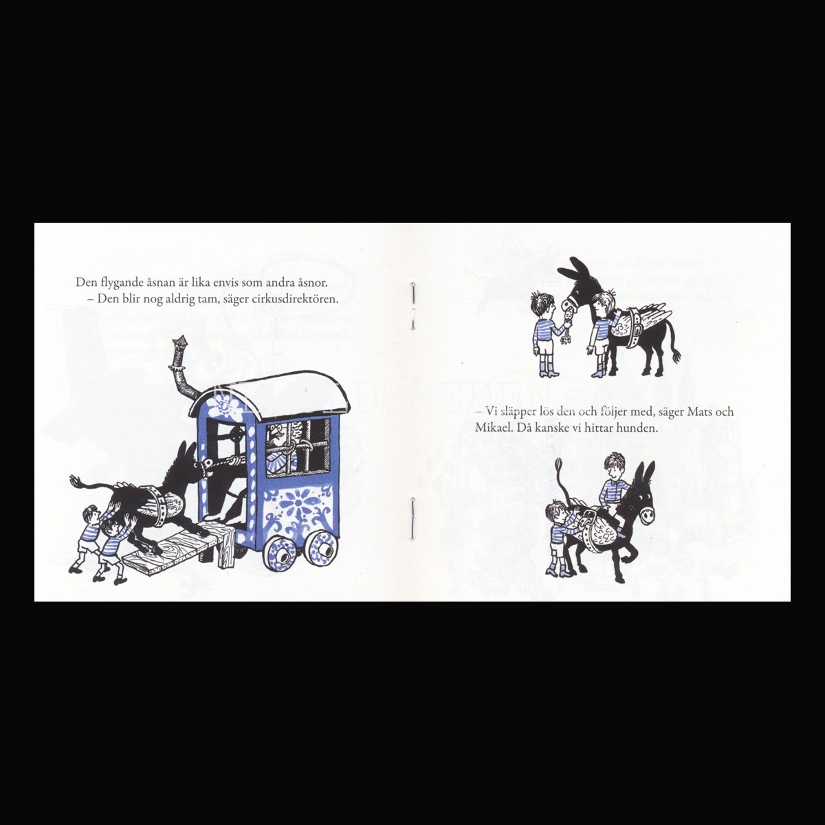 SAGAN OM DEN FLYGANDE HUNDEN 1862 -  Jan Lööf pixiböcker  - P17 - 2