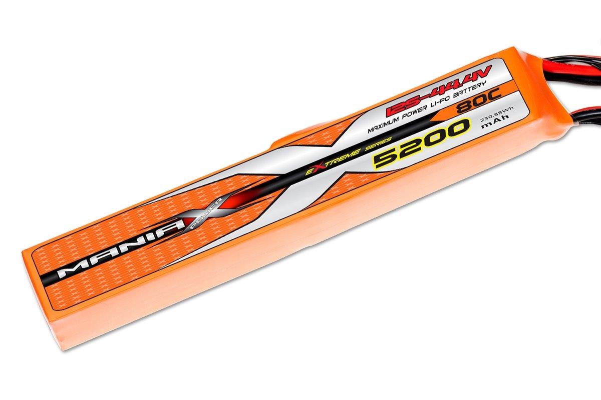 ManiaX Lipol 44.4V 5200mAh 80C