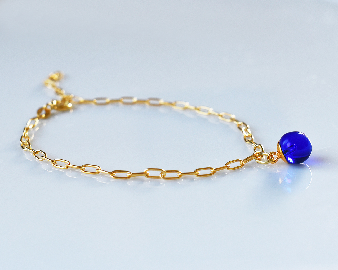 UDDEN FIR  MIDNIGHT - bracelet in blue gold plated - 2