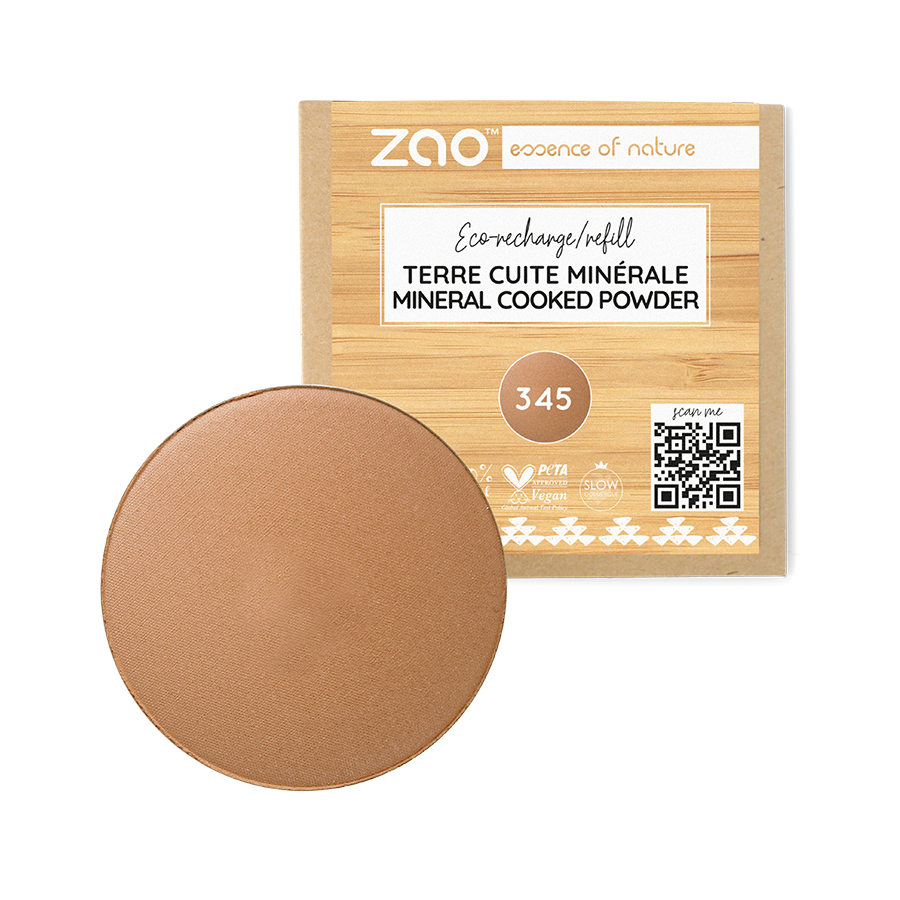 ZAO Refill  Mineral Cooked Bronzer 345 Milk chocolate