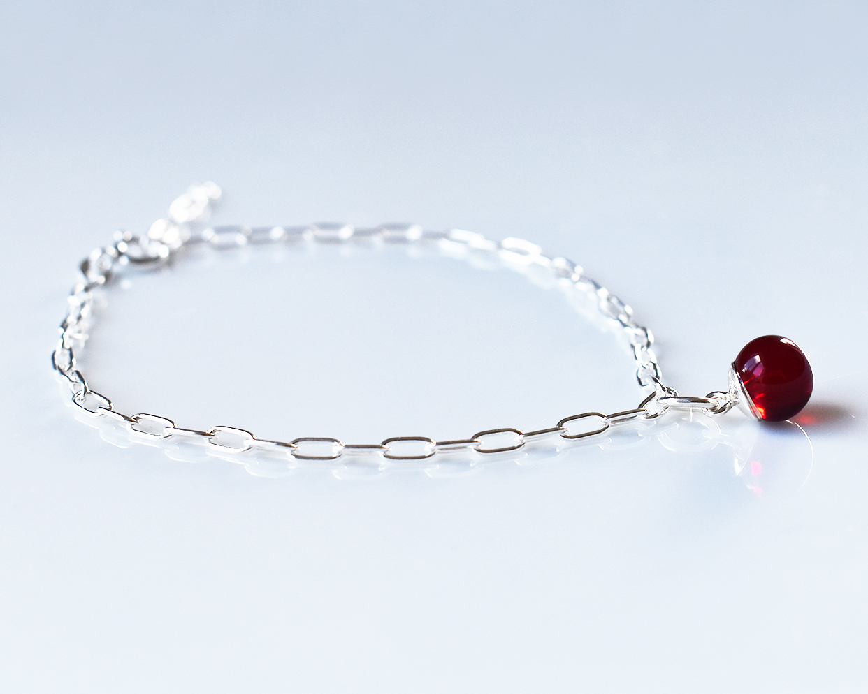 UDDEN LINGON - armband i rött  - 2