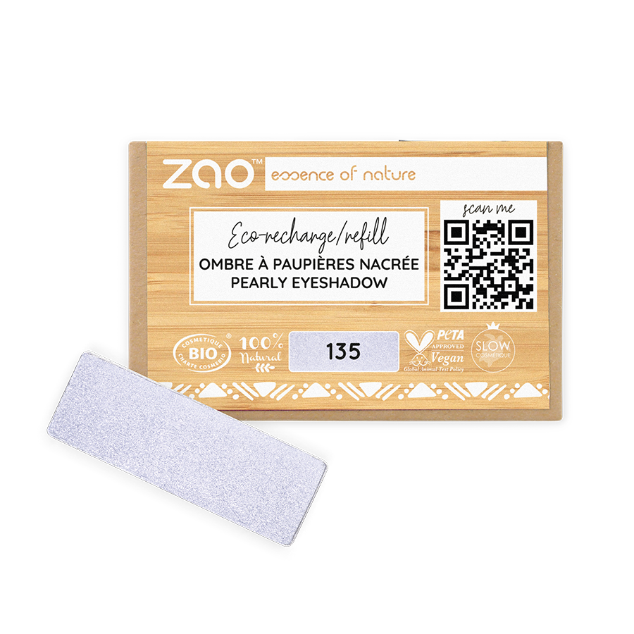 ZAO Refill Rectangle Eye Shadow  135 Lilac