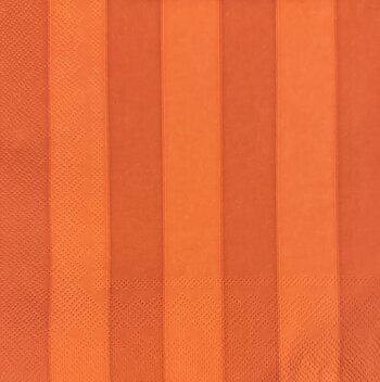 Servetter - Block stripe orange