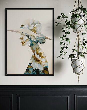 Silhouette Woman - Poster