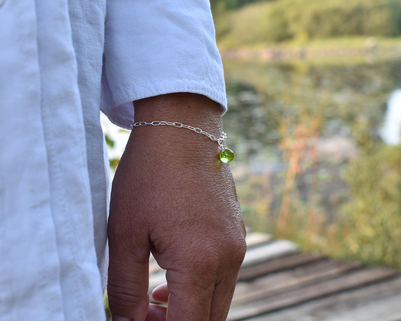 UDDEN MOSSA  - armband i grönt  
