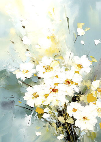Floral Motion - Poster