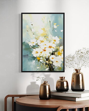 Floral Motion - Poster