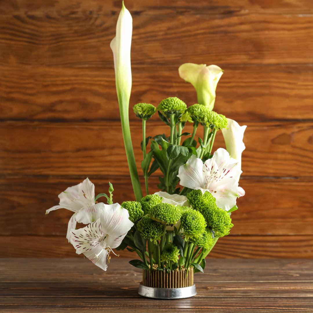 Blomsterfakir i metall - 5 olika storlekar