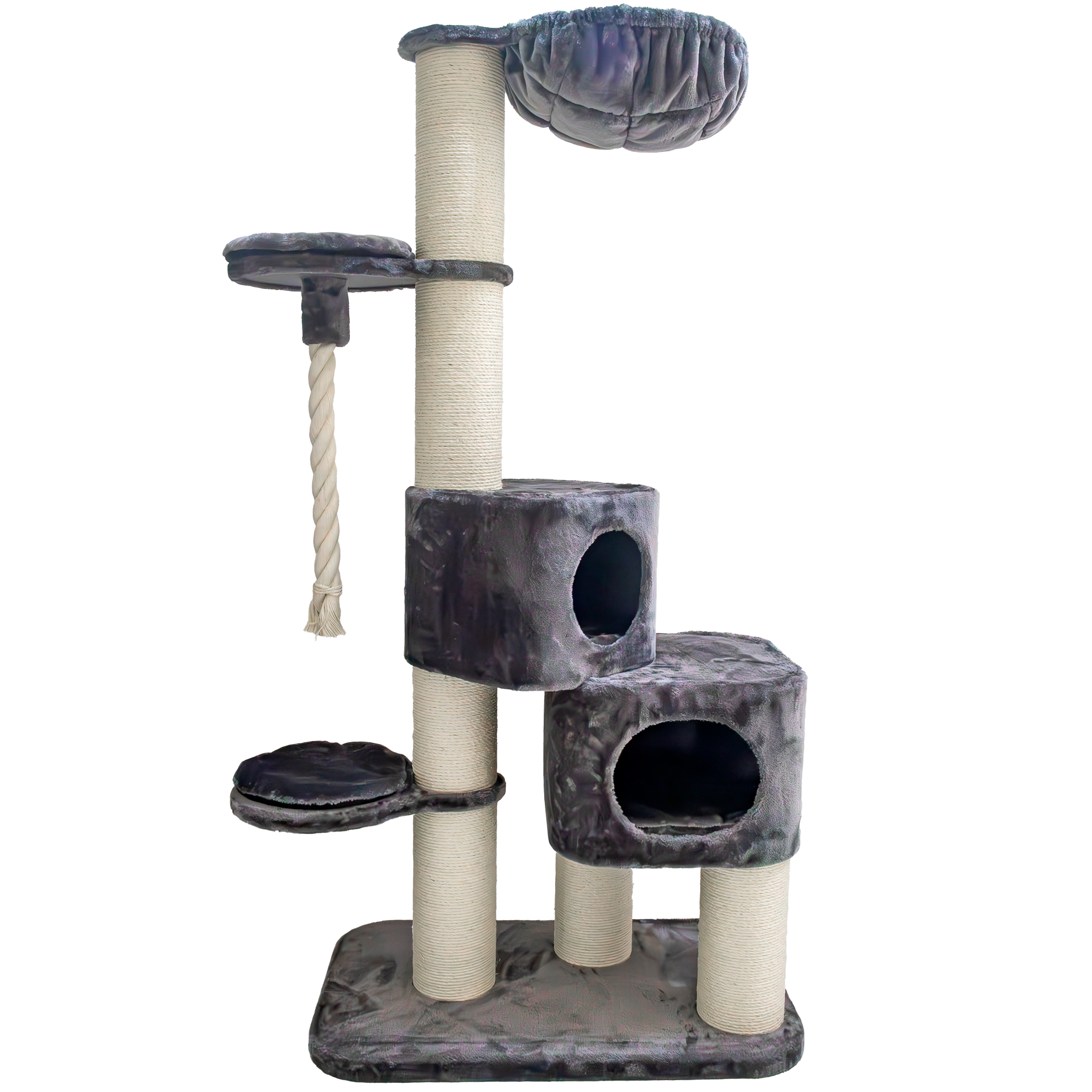 Selected by ZOO Scratching post Annapurna, 80x50x160cm, Gray