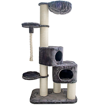 Selected by ZOO Scratching post Annapurna, 80x50x160cm, Gray