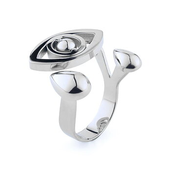 Sägen Voyance ring stål