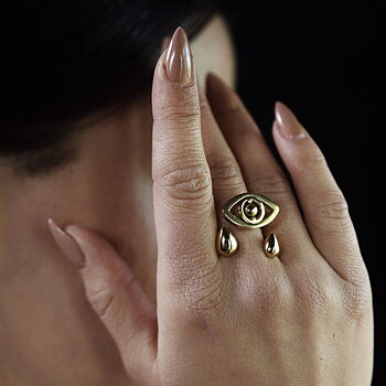 Sägen Voyance ring guld