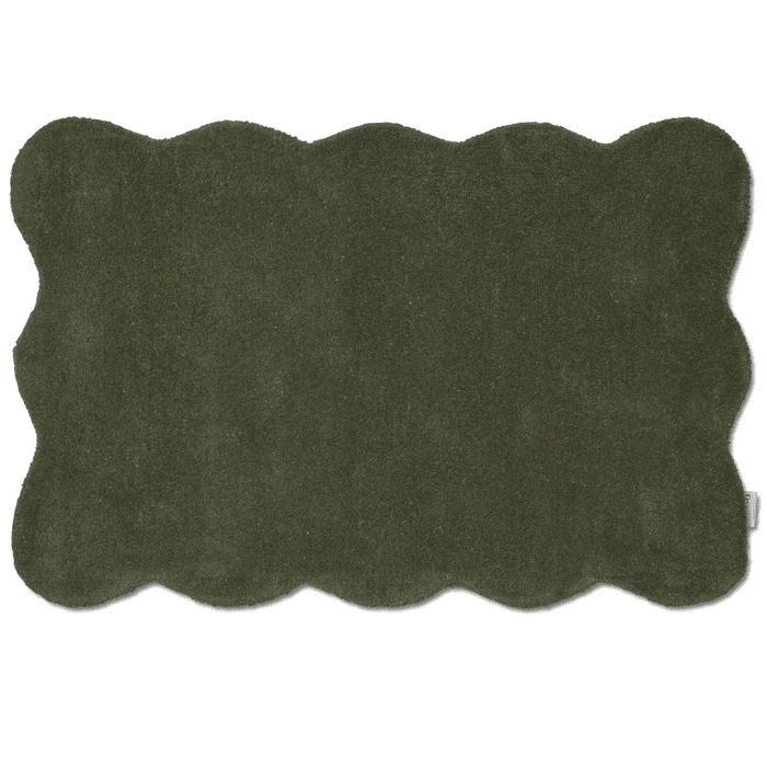 Dörrmatta Clam Skogsgrön 60x90cm