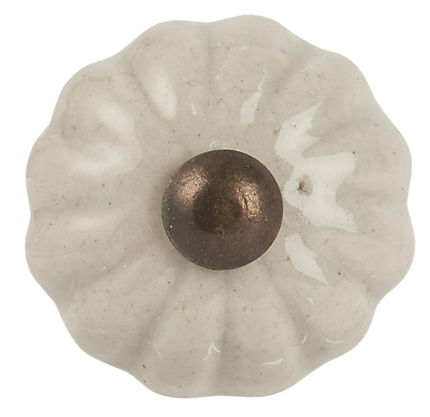 Knopp, Keramik Creme - Ib Laursen