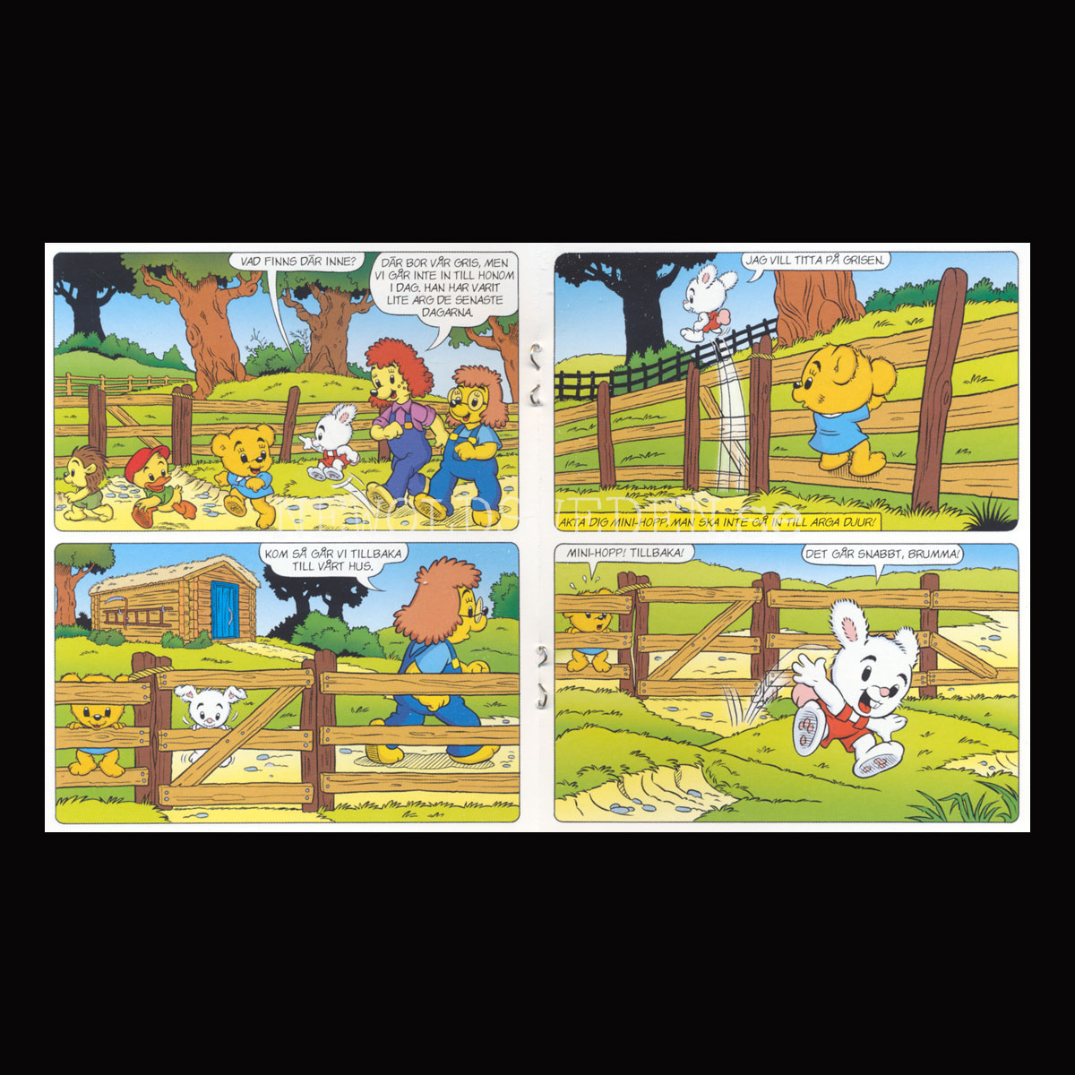 BAMSE BONDGÅRDSBESÖKET Nr: 4 - BAMSE MINIBÖCKER - MB204 - 3