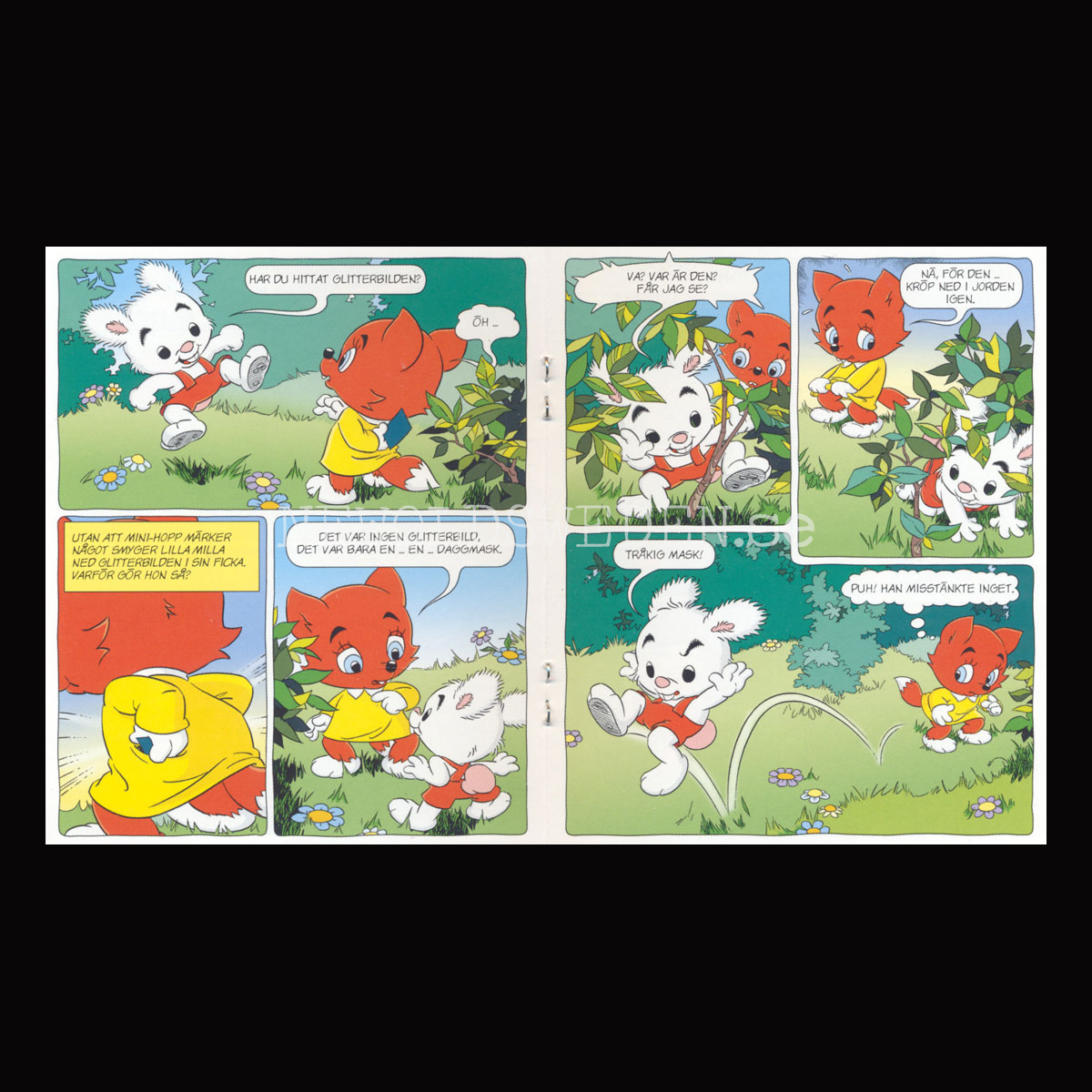 BAMSE GLITTERBILDEN Nr: 3 - BAMSE MINIBÖCKER - MB204 - 3