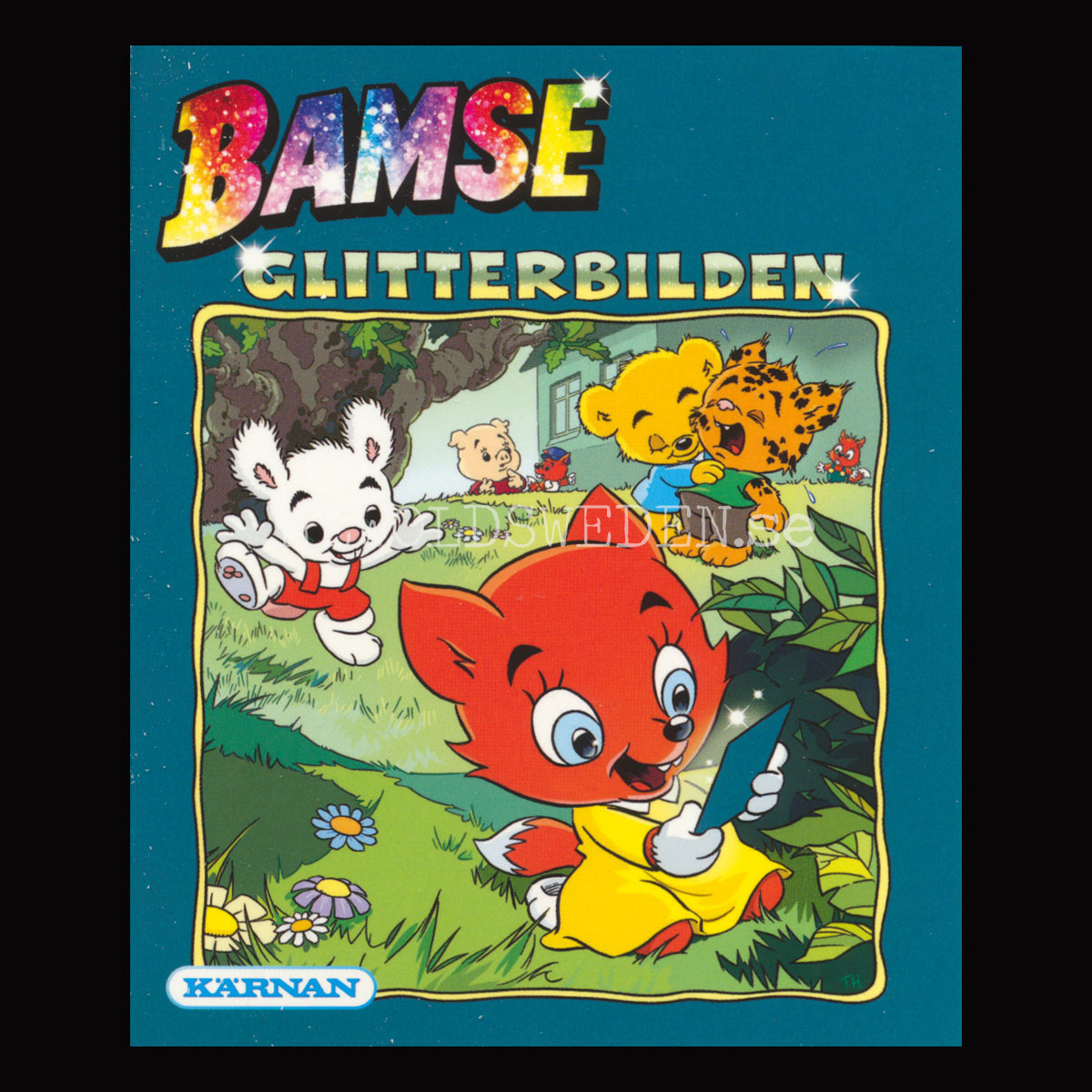BAMSE GLITTERBILDEN Nr: 3 - BAMSE MINIBÖCKER - MB204