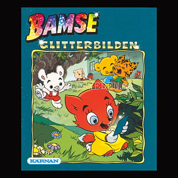 BAMSE GLITTERBILDEN Nr: 3 - BAMSE MINIBÖCKER - MB204