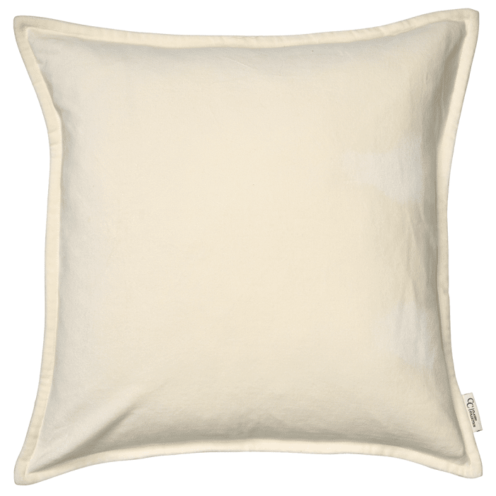 Kudfodral Classic Velvet Off White  50x50cm