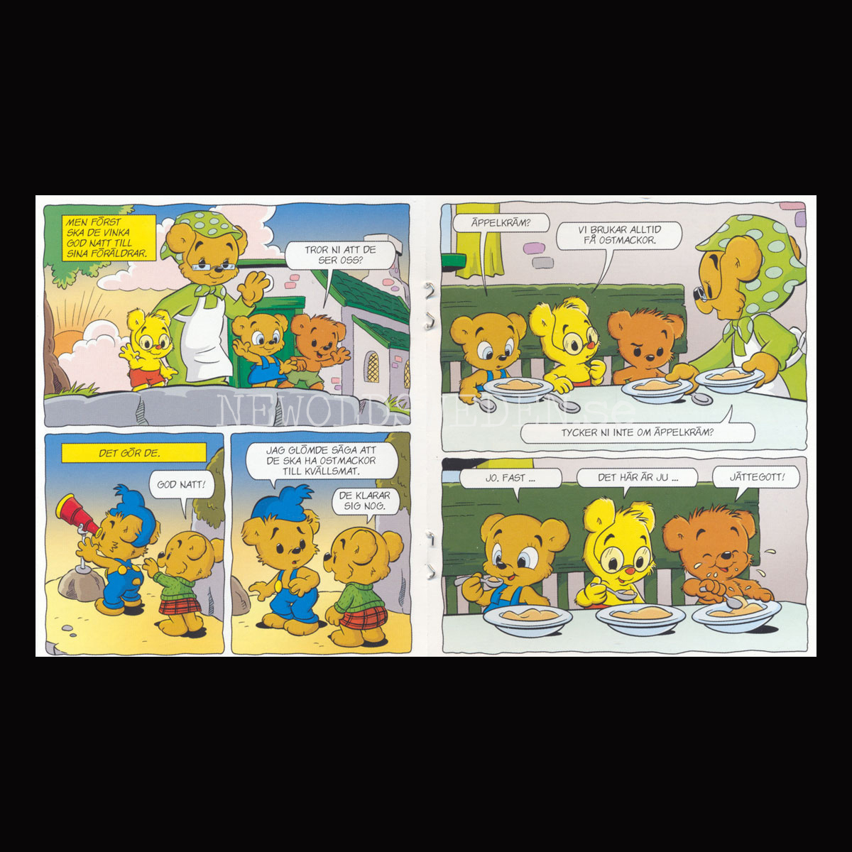 BAMSE TRILLINGARNA SOVER BORTA Nr: 1 - BAMSE MINIBÖCKER - MB204 - 3