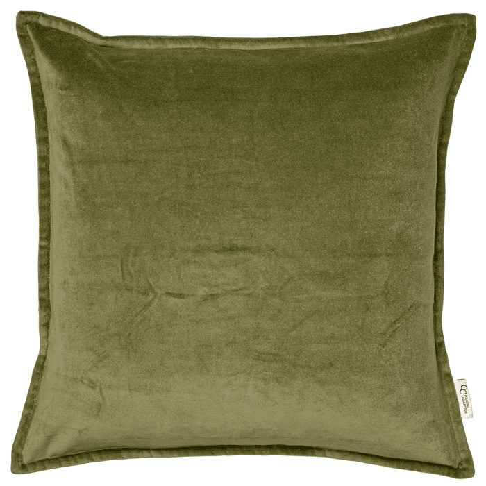 Kudfodral Classic Velvet Skogsgrön 50x50 cm