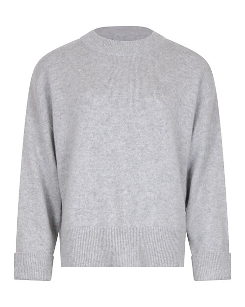Kashmirjumper boxy ljusgrå - 3