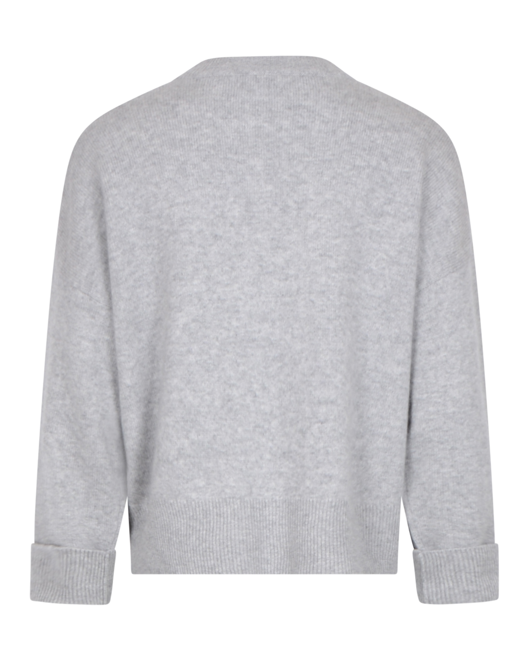Kashmirjumper boxy ljusgrå - 4