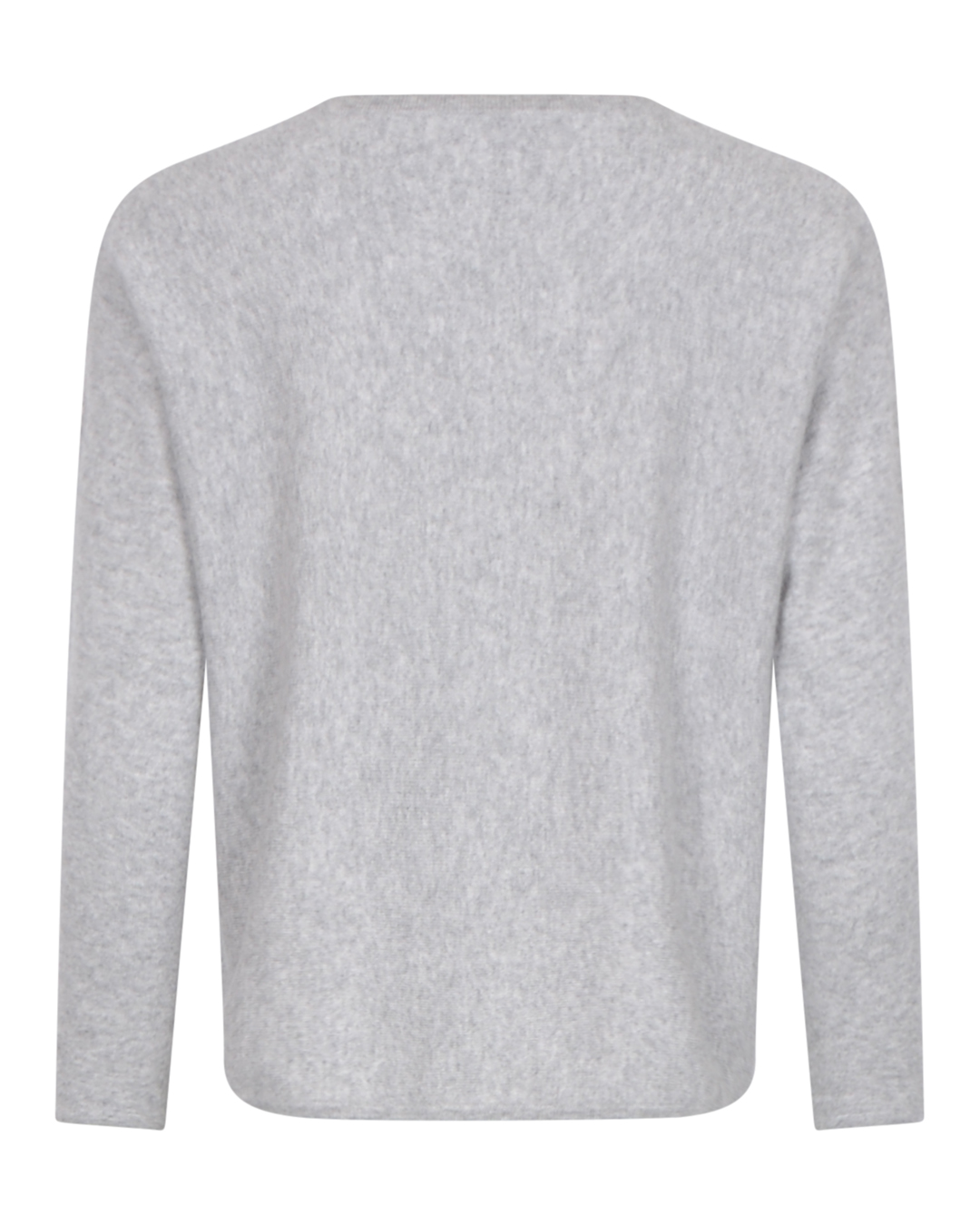 Kashmirjumper curved ljusgrå - 2