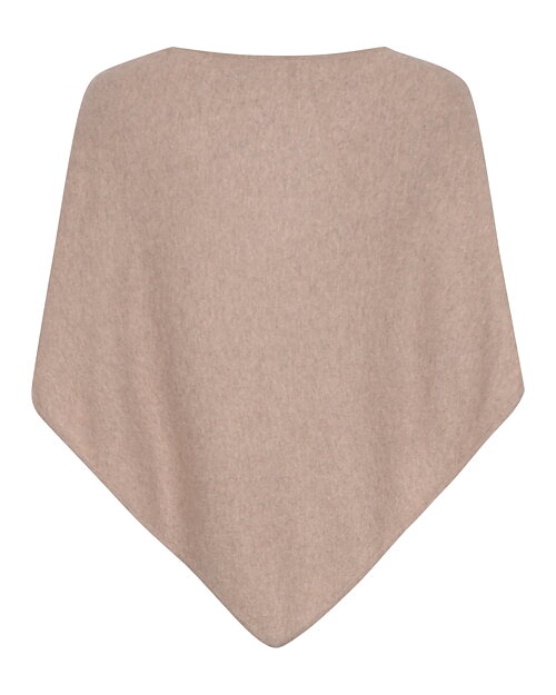 Kashmirponcho triangel mink-beige - 2