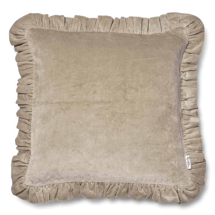 Kuddfodral Frilled Beige 50x50 cm