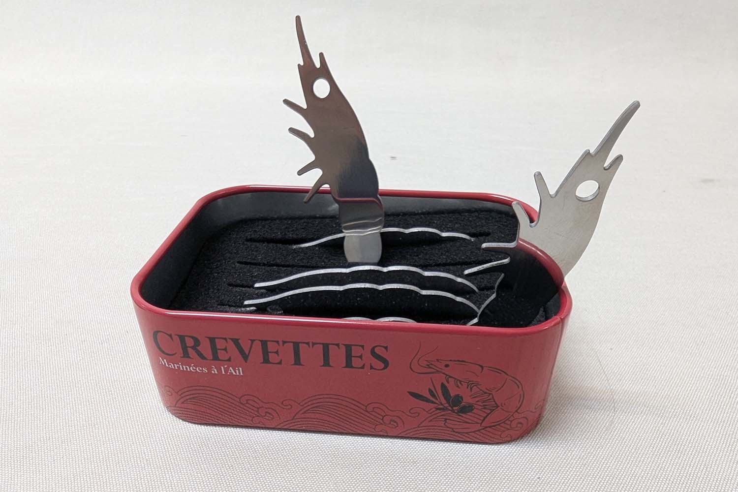 Cocktail Forks Shrimp 8x2 cm - 4