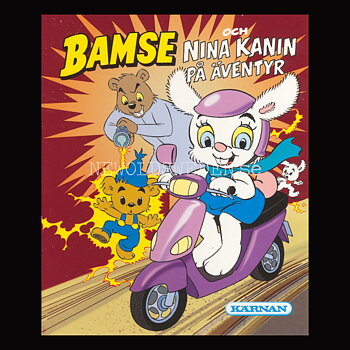 BAMSE OCH NINA KANIN PÅ ÄVEN TYR Nr: 4 - BAMSE MINIBÖCKER - MB202