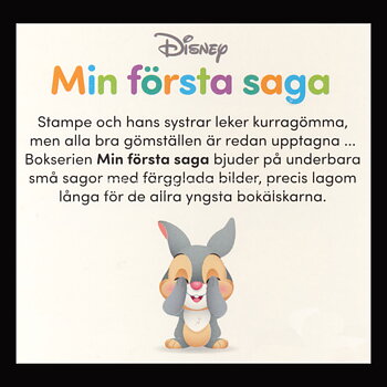 Disney Min första saga - STAMPE LEKER KURRAGÖMMA Nr: 1 - Disney Miniböcker