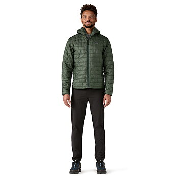 Patagonia Nano Puff Fitz Roy Trout Hoody - Old Growth Green