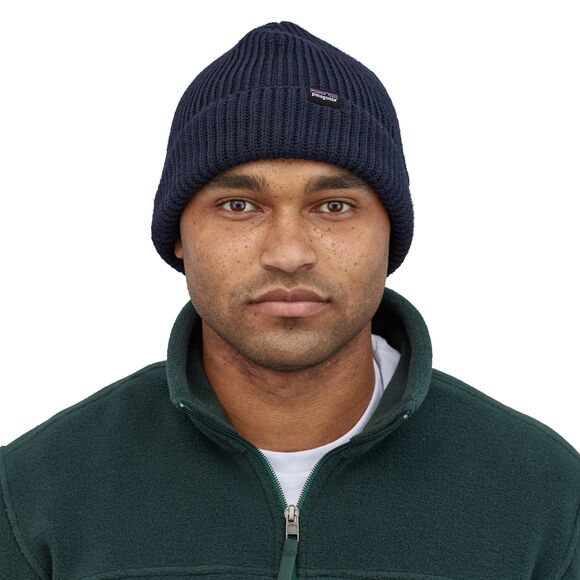Fishermans Rolled Beanie - Navy Blue - 3