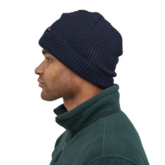 Fishermans Rolled Beanie - Navy Blue - 4