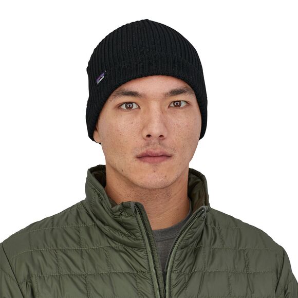 Patagonia Fishermans Rolled Beanie - Black - 3