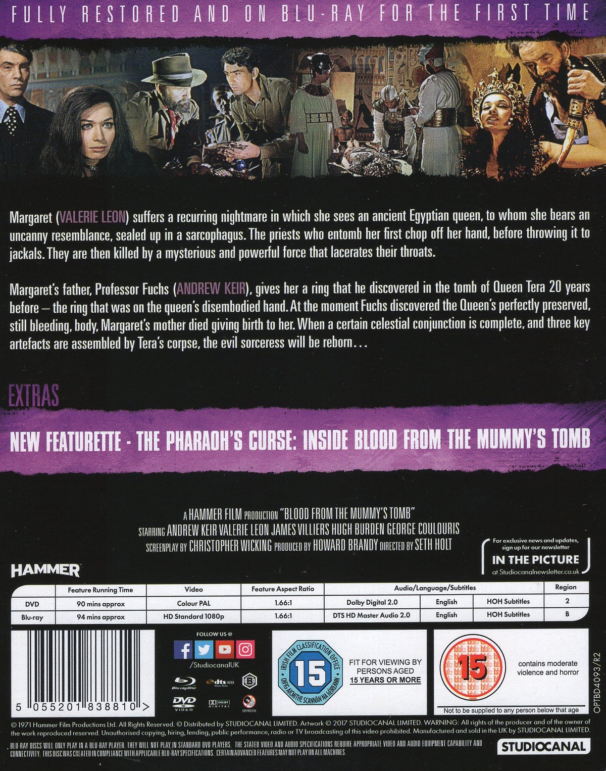 Blood From the Mummy's Tomb (ej svensk text) (Blu-ray + DVD) - 2