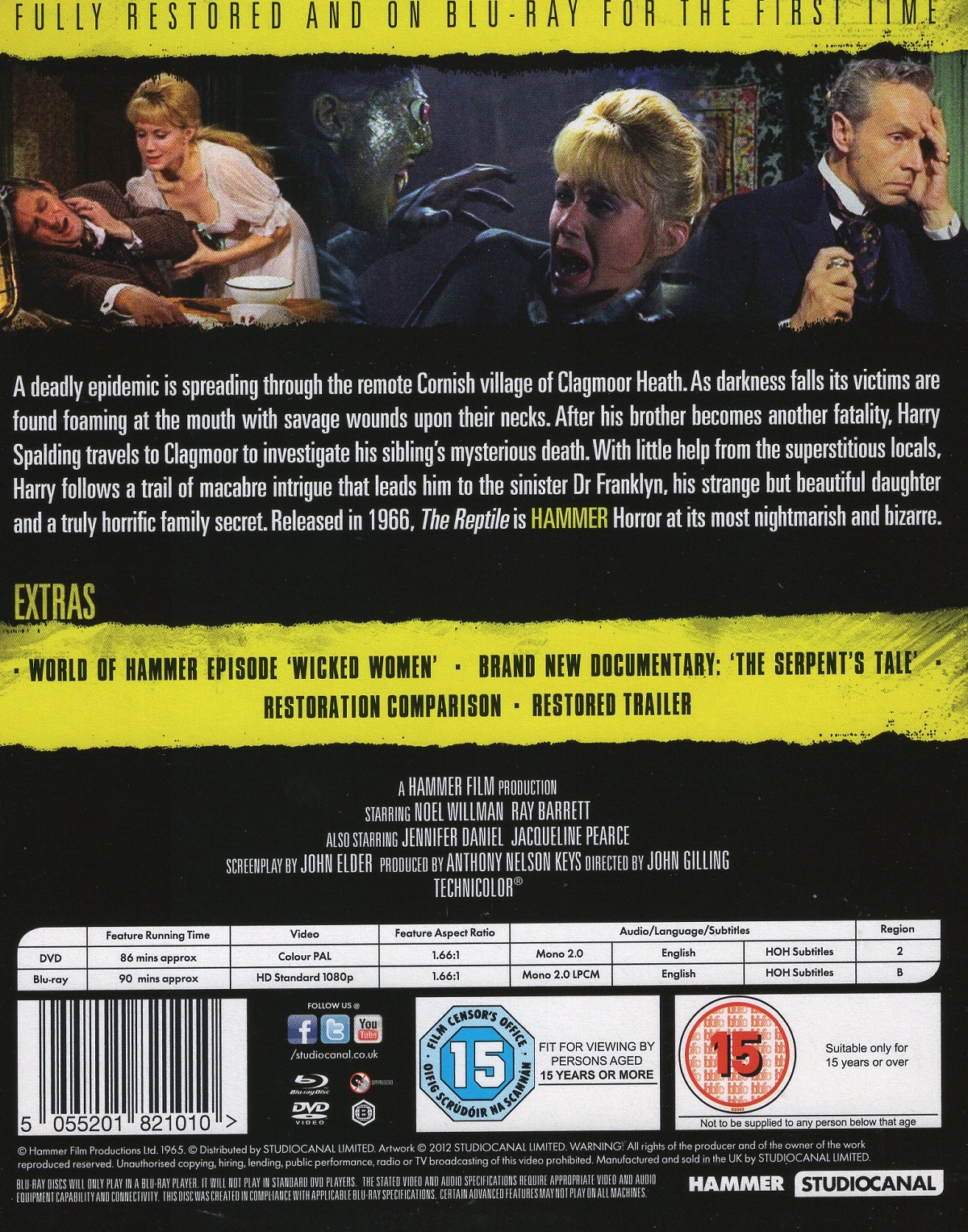 The Reptile (ej svensk text) (Blu-ray + DVD) - 2