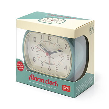 Alarm clock Retro, Light blue