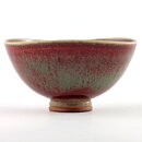 ベルント・フリーベリ  一点もの  赤茶/青緑色のボウル  三角形  6cm  1955年