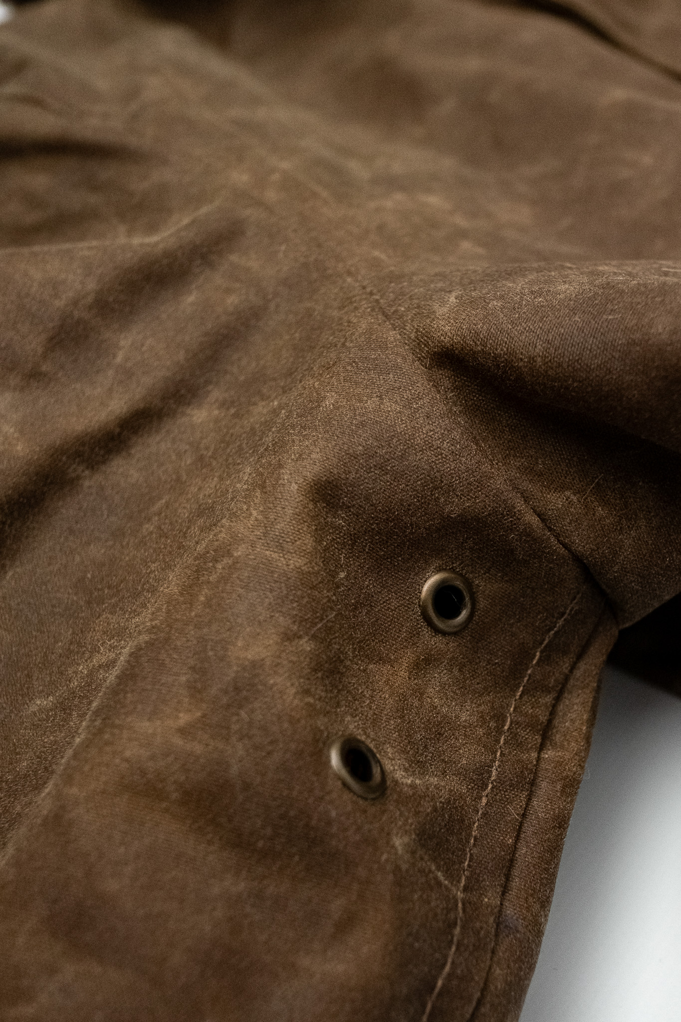 Manifattura Ceccarelli - Deck Jacket Waxed Cotton Dark Tan - 8