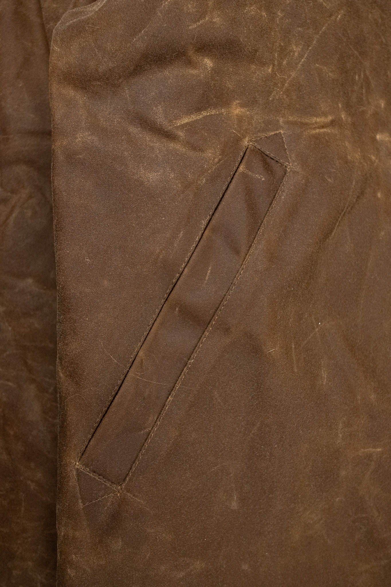 Manifattura Ceccarelli - Deck Jacket Waxed Cotton Dark Tan - 5