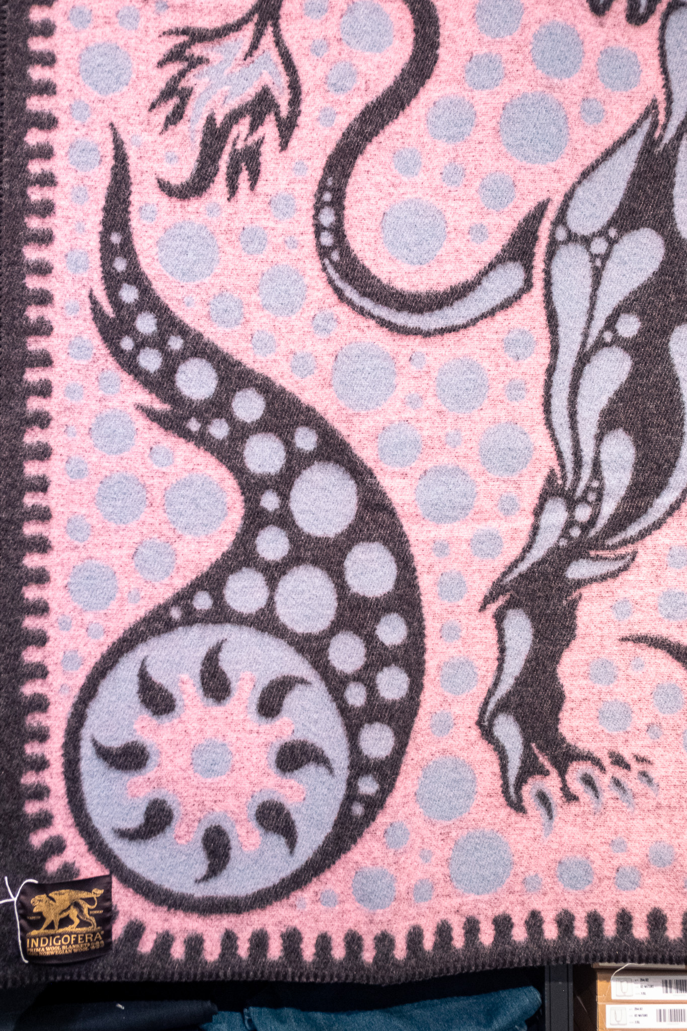 Indigofera - Gryphon Wings Pure Wool Blanket - 4