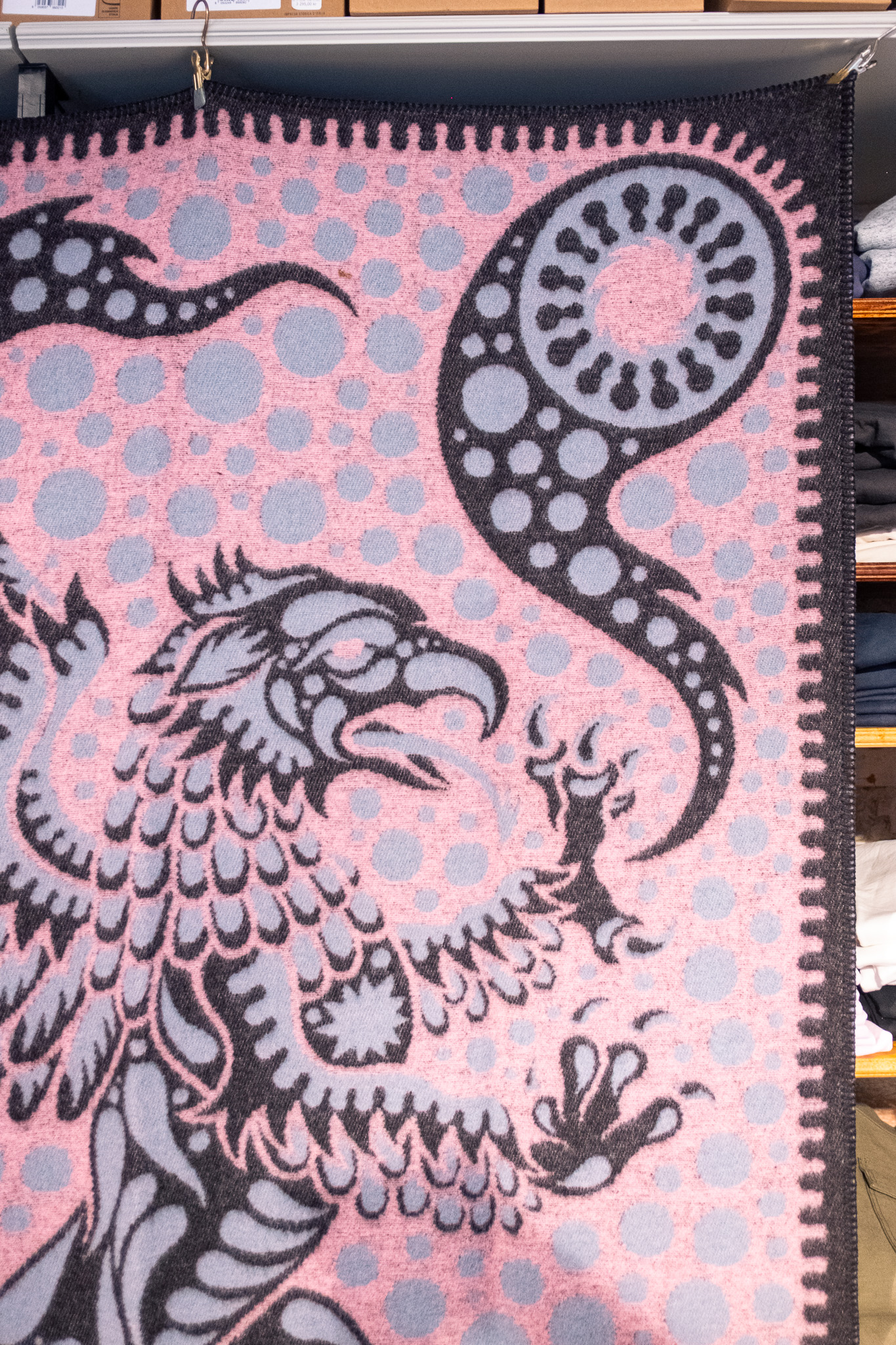 Indigofera - Gryphon Wings Pure Wool Blanket - 3