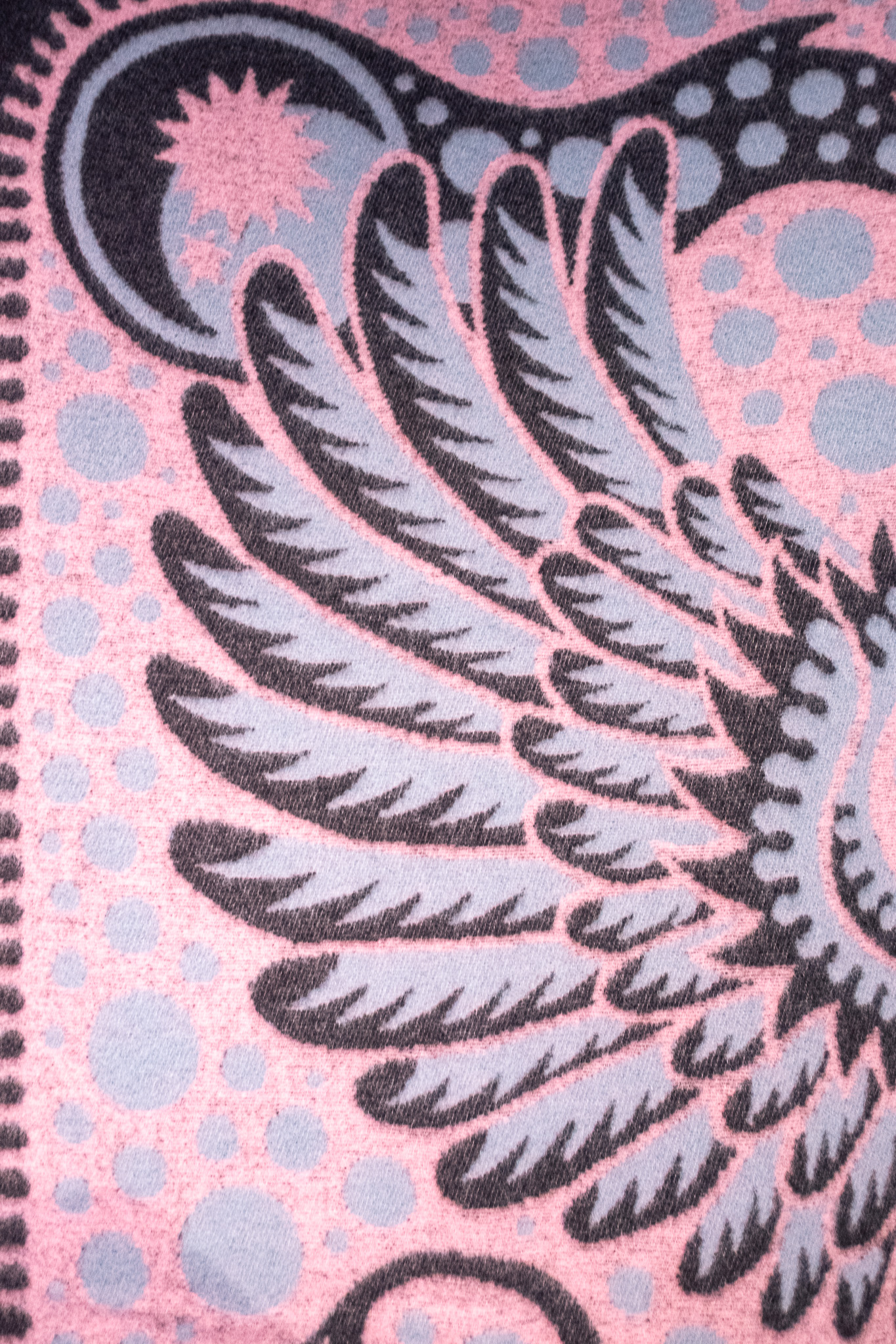 Indigofera - Gryphon Wings Pure Wool Blanket - 5