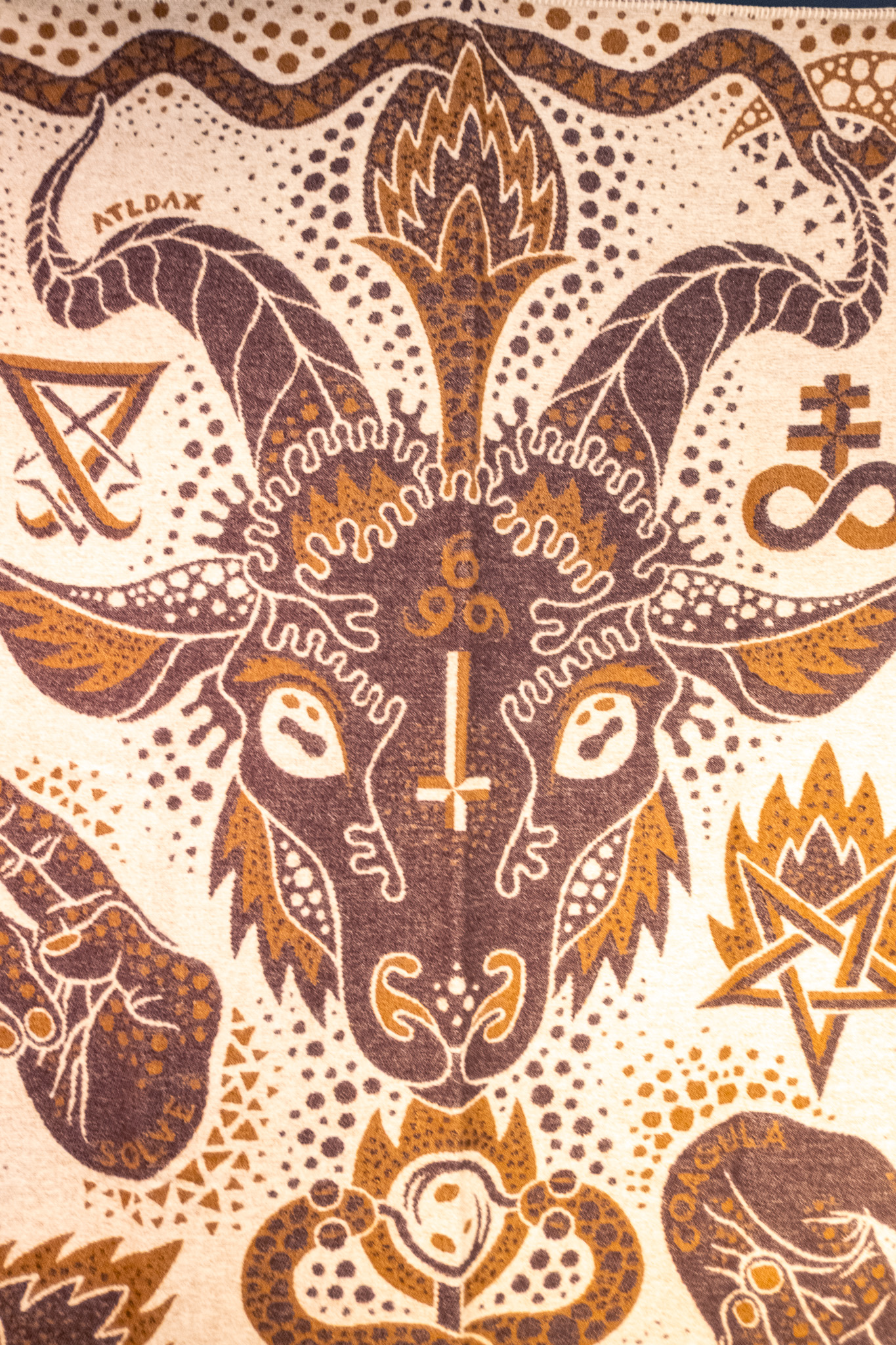 Indigofera - Baphomet Pure Wool Blanket - 3