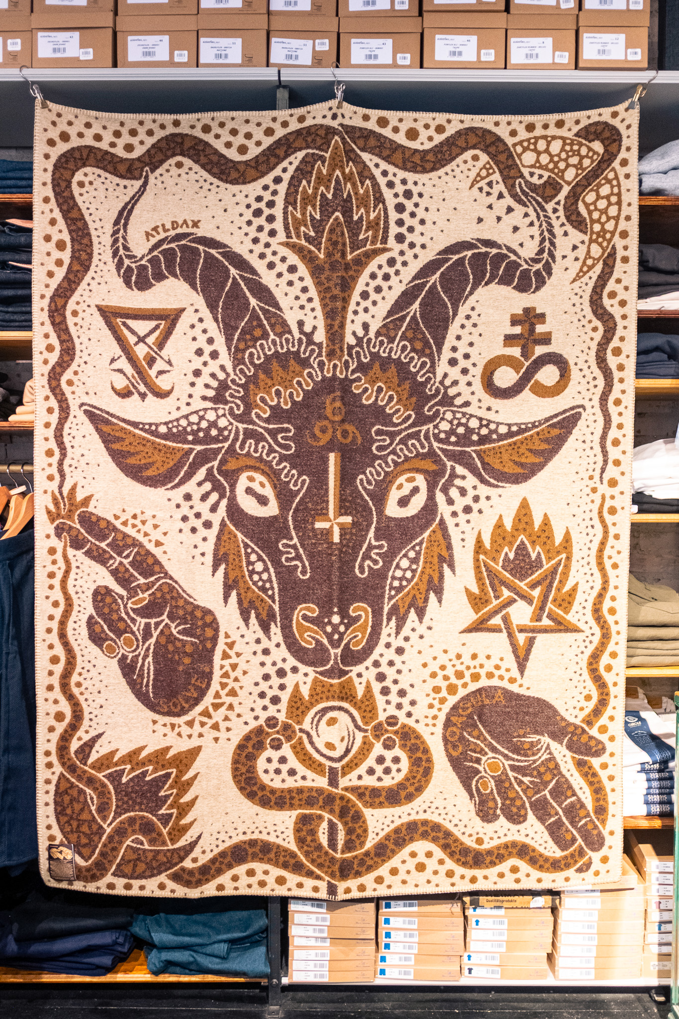Indigofera - Baphomet Pure Wool Blanket